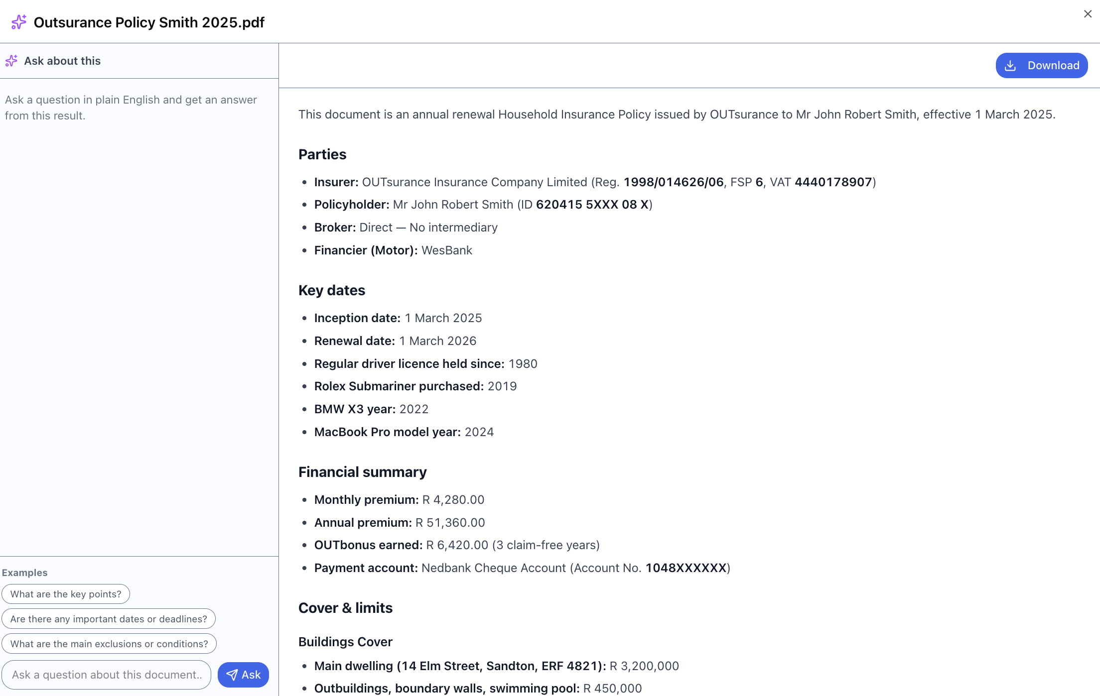 Read it with AI โ a plain summary of any document, whenever you want one.